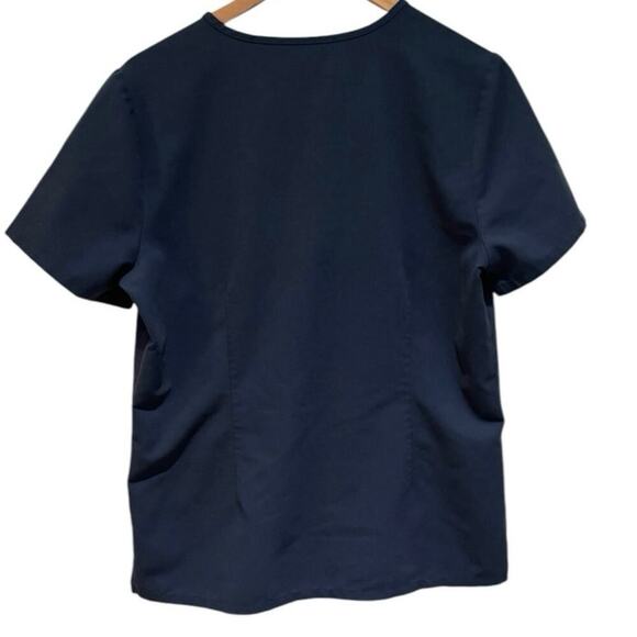 Figs Women’s Casma Three-Pocket Scrub Top Size Medium In Navy‎ Blue - Picture 3 of 5